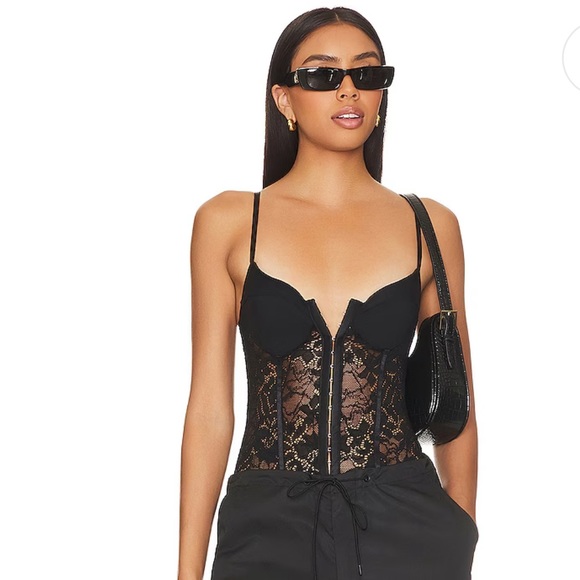 Free People Tops - NWOT REVOLVE FREE PEOPLE • X Intimately Lace Night Rhythm Bodysuit